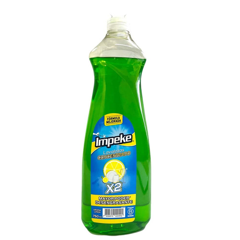 Lavalozas Líquido Limón 750 Ml ASEO Y LIMPIEZA IMPEKE 