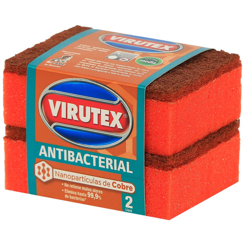 Esponja Lisa Cobre 2 Un ASEO Y LIMPIEZA VIRUTEX 