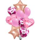 Set 10 Globos Color Rosado BIG PARTY 