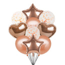 Set 10 Globos Color Rose Gold BIG PARTY 