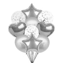Set 10 Globos Color Plateado BIG PARTY 