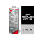 Respirador Aura 9205 (N95) 3 Un CUIDADO PERSONAL Y SALUD 3M 