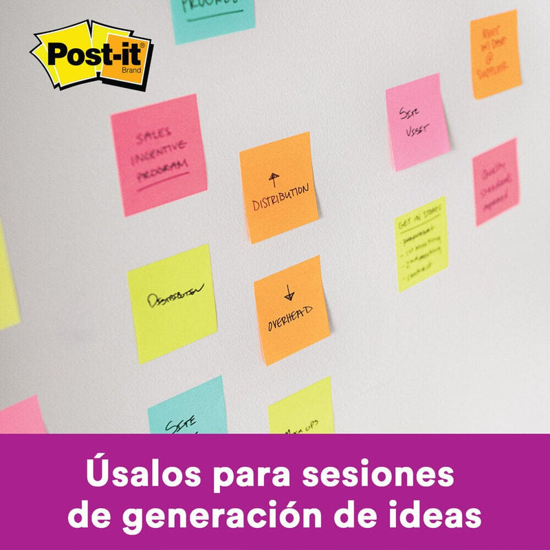 Nota Adhesiva 654 76 X 76 Mm 45 Hojas 1 Un Rosado OFICINA Y LIBRERIA POST IT 