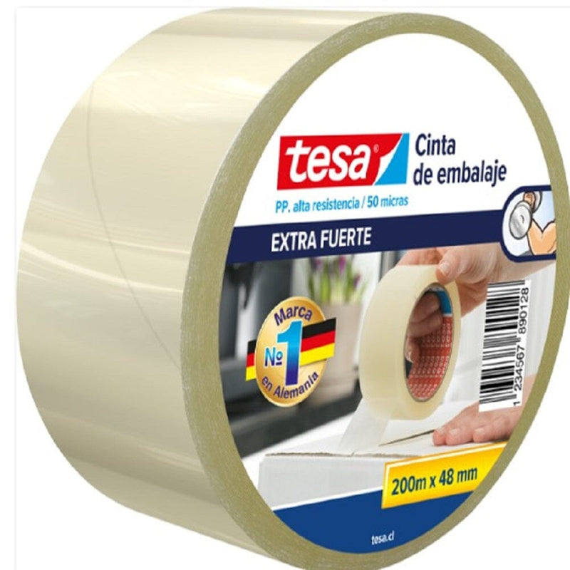 Cinta Embalaje 48 Mm 200 Mt Transparente FERRETERIA TESA 