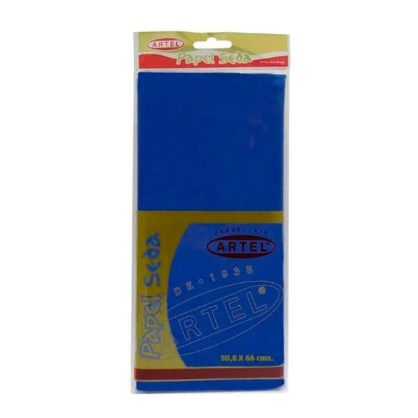 Papel Seda Volantín 50 X 66 Azul 10 Pliegos OFICINA Y LIBRERIA ARTEL 