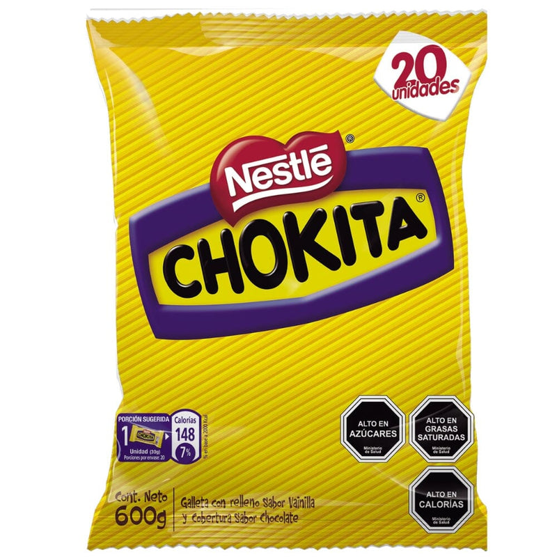Galleta Chokita Bolsa 20 X 30 Gr ALIMENTOS NESTLE 