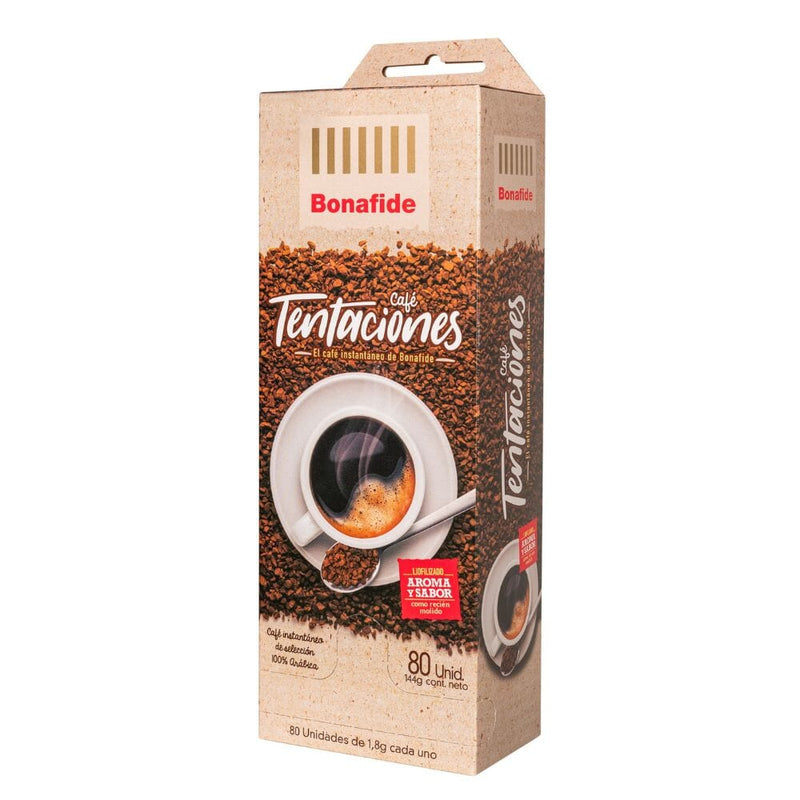 Café Tentaciones Displey 80 Un X 1.8 Gr ALIMENTOS BONAFIDE 