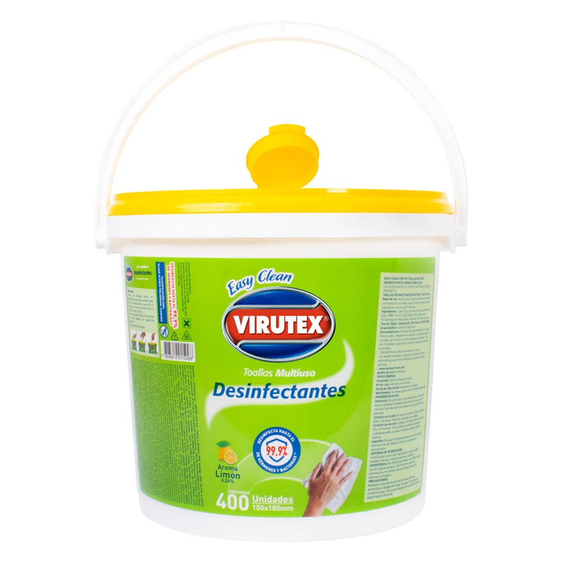 Toallitas Desinfectantes 400 Un ASEO Y LIMPIEZA VIRUTEX 
