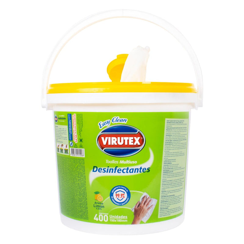 Toallitas Desinfectantes 400 Un ASEO Y LIMPIEZA VIRUTEX 