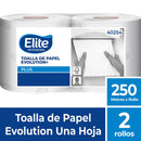 Toalla Evolution Autocorte Hoja Simple 250X2 PAPEL TISSUE ELITE PROFESSIONAL 