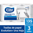 Toalla Plus Evolution Hoja Simple 135 X 3 PAPEL TISSUE ELITE PROFESSIONAL 
