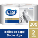 Toalla Excellence Doble Hoja 200 X 2 PAPEL TISSUE ELITE PROFESSIONAL 