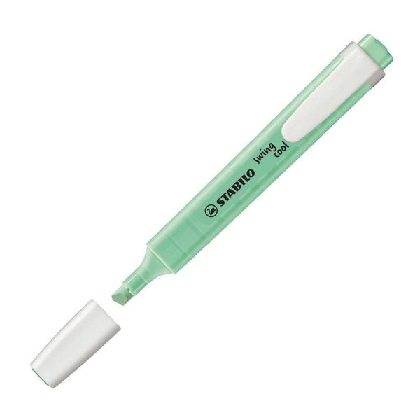 Destacador Menta Pastel Punta Biselada Swing Cool OFICINA Y LIBRERIA STABILO 