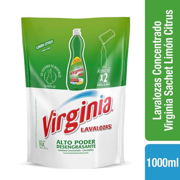 Lavalozas Liquido 1 Lt Doypack ASEO Y LIMPIEZA VIRGINIA 