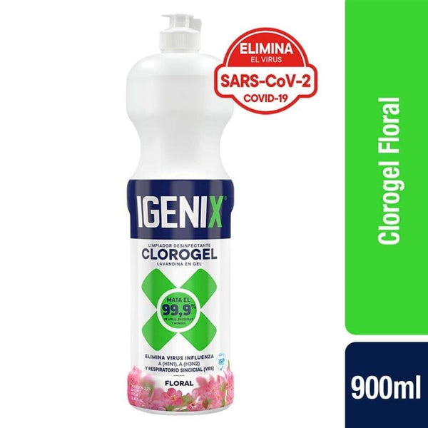 Cloro Gel 900 Ml Baño Floral ASEO Y LIMPIEZA IGENIX 