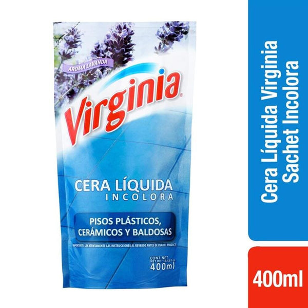 Cera Liquida Autobrillo 400 Ml Incolora Doypack ASEO Y LIMPIEZA VIRGINIA 