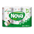 Toalla Papel Extra 3 Rollos x 12 Mt PAPEL TISSUE NOVA 