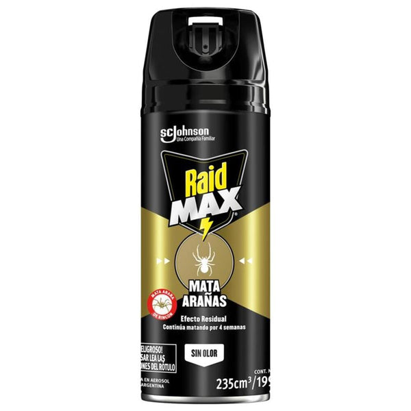 Insecticida Max Mata Arañas 235 Cc ASEO Y LIMPIEZA RAID 