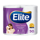 Papel Higiénico Ultra Doble Hoja 4 Rollos x 50 Mt PAPEL TISSUE ELITE 