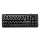 Teclado Básico Alambrico 1,3m Usb Negro TECNOLOGIA DATACOM 