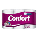 Papel Higiénico Doble Hoja 6 Rollos x 25 Mt PAPEL TISSUE CONFORT 