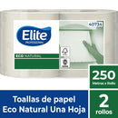 Toalla Plus Ecológica Una Hoja 250 Mt PAPEL TISSUE ELITE 
