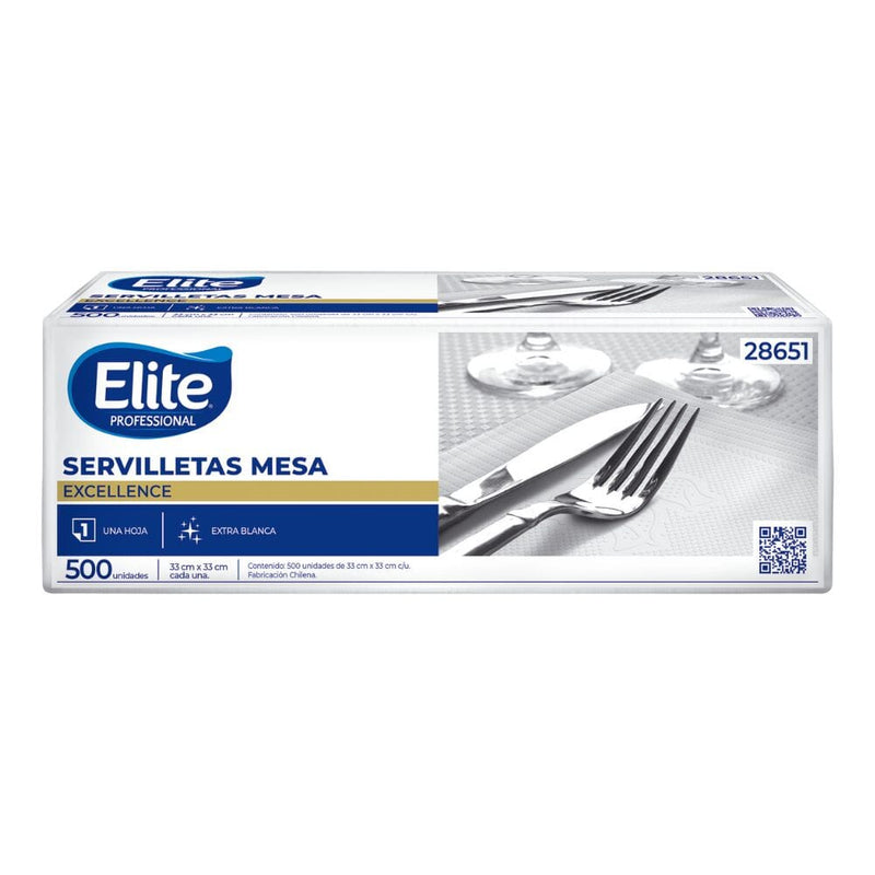 Servilleta Profesional Mesa 500 Un PAPEL TISSUE ELITE PROFESSIONAL 