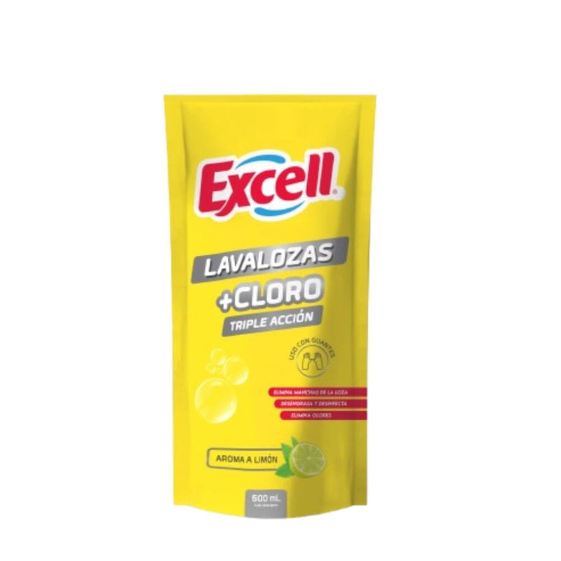 Lavalozas Con Cloro Doypack 500 cc ASEO Y LIMPIEZA EXCELL 
