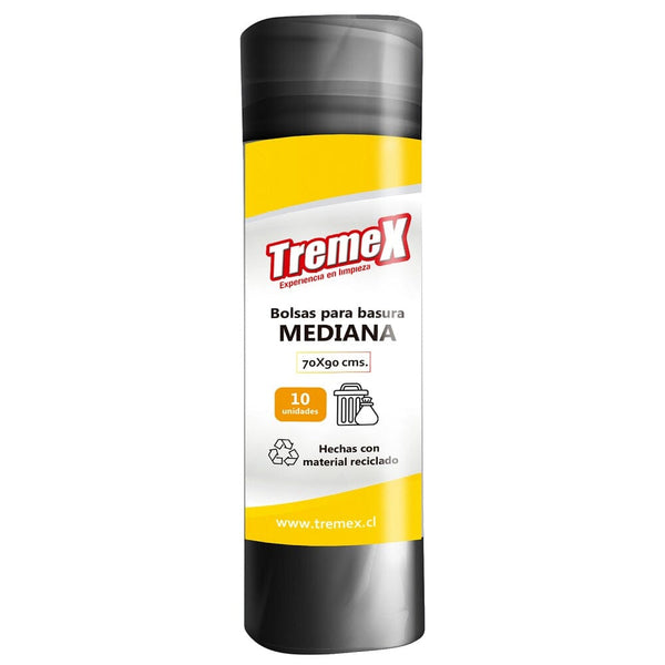 Bolsa De Basura Ecoactiva 70 X 90 Rollo 10 Un TREMEX 