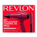 Set Secador Plancha Control Frizz HOGAR REVLON 