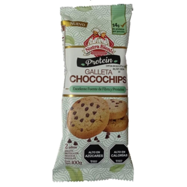 Galletas Chocochips Protein 400 Gr ALIMENTOS NUTRA BIEN 