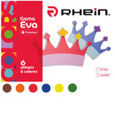 Carpeta Con Goma Eva 6 Pliegos 6 Colores 24X33 Cm OFICINA Y LIBRERIA RHEIN 