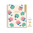 Cuaderno Super Class 1/2 Oficio Flowers 120 Hojas OFICINA Y LIBRERIA RHEIN 