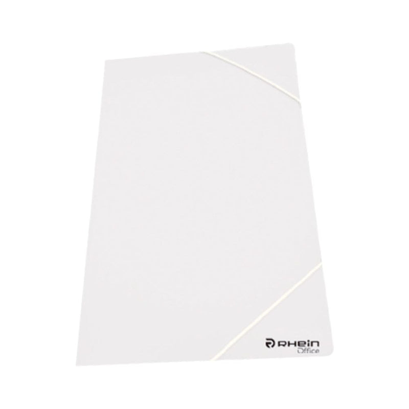 Carpeta Con Elástico Polipropileno Blanco OFICINA Y LIBRERIA RHEIN 