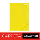 Carpeta Con Elástico Oficio De Cartulina Amarillo OFICINA Y LIBRERIA RHEIN 