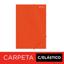 Carpeta Con Elástico Oficio De Cartulina Naranjo OFICINA Y LIBRERIA RHEIN 