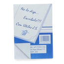 Block Apunte Croquis 1/64 100 Hojas Blanco OFICINA Y LIBRERIA J.S. 