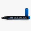 Marcador Permanente Desechable Punta Redonda Azul N52 OFICINA Y LIBRERIA FABER CASTELL 