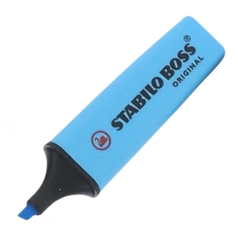 Destacador Escritorio Celeste Fluorescente Punta Biselada 70 Boss OFICINA Y LIBRERIA STABILO 