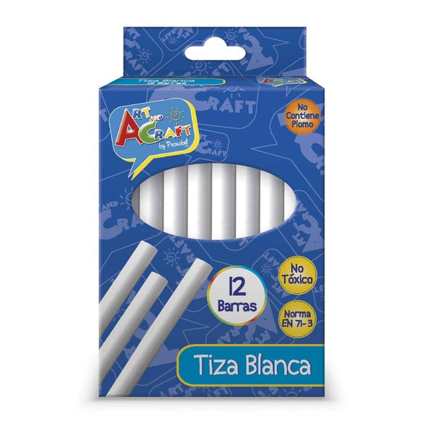 Tiza Blanca Para Pizarra 12 Un OFICINA Y LIBRERIA ART & CRAFT 