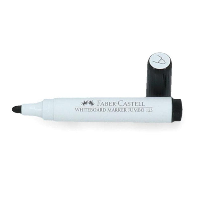 Marcador Pizarra 123 Color Negro Desechable OFICINA Y LIBRERIA FABER CASTELL 