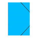 Carpeta Cartulina Con Elástico Celeste OFICINA Y LIBRERIA BUHO 