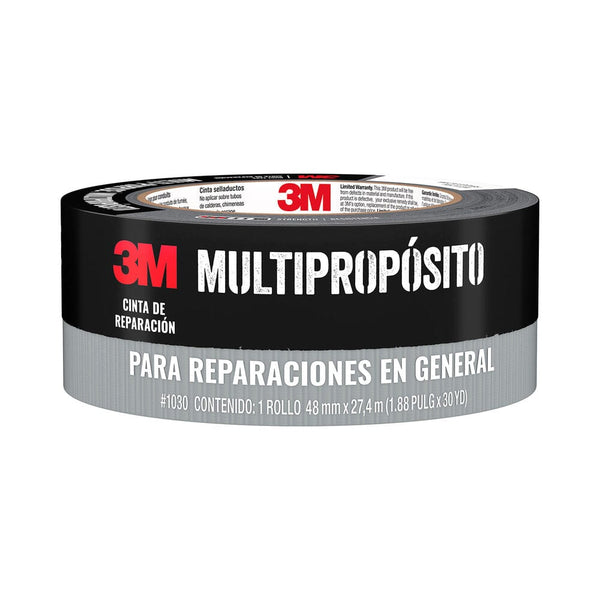 Cinta Adhesiva Multiuso 48 mm 27 mt Gris Duct Tape OFICINA Y LIBRERIA SCOTCH 