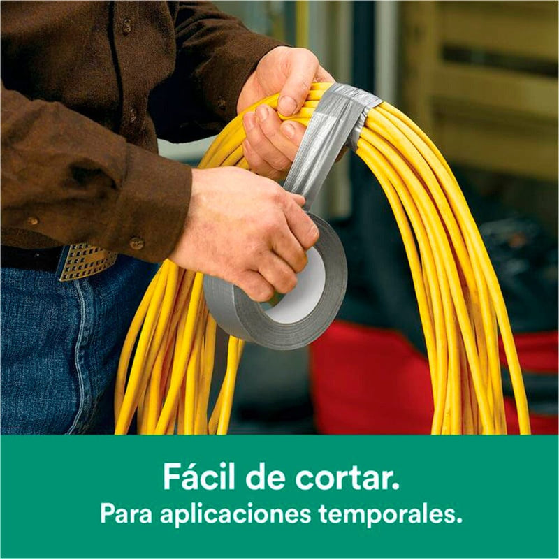 Cinta Adhesiva Multiuso 48 mm 27 mt Gris Duct Tape OFICINA Y LIBRERIA SCOTCH 
