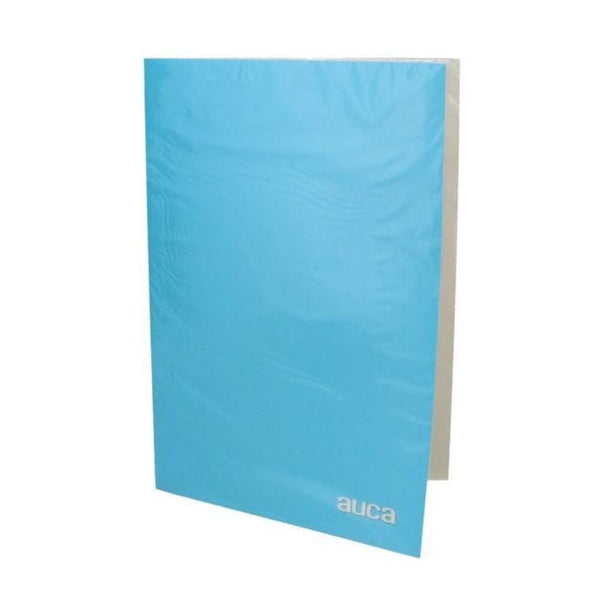 Carpeta Plastificada Oficio Celeste OFICINA Y LIBRERIA AUCA 