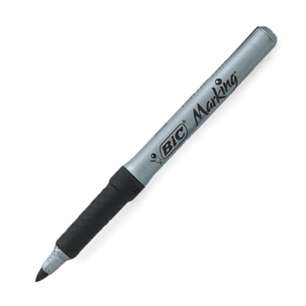 Marcador Permanente Grip Punta Fina Color Negro Desechable OFICINA Y LIBRERIA BIC 