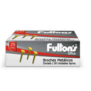 Broche Metálico 25 Mm OFICINA Y LIBRERIA FULTONS 