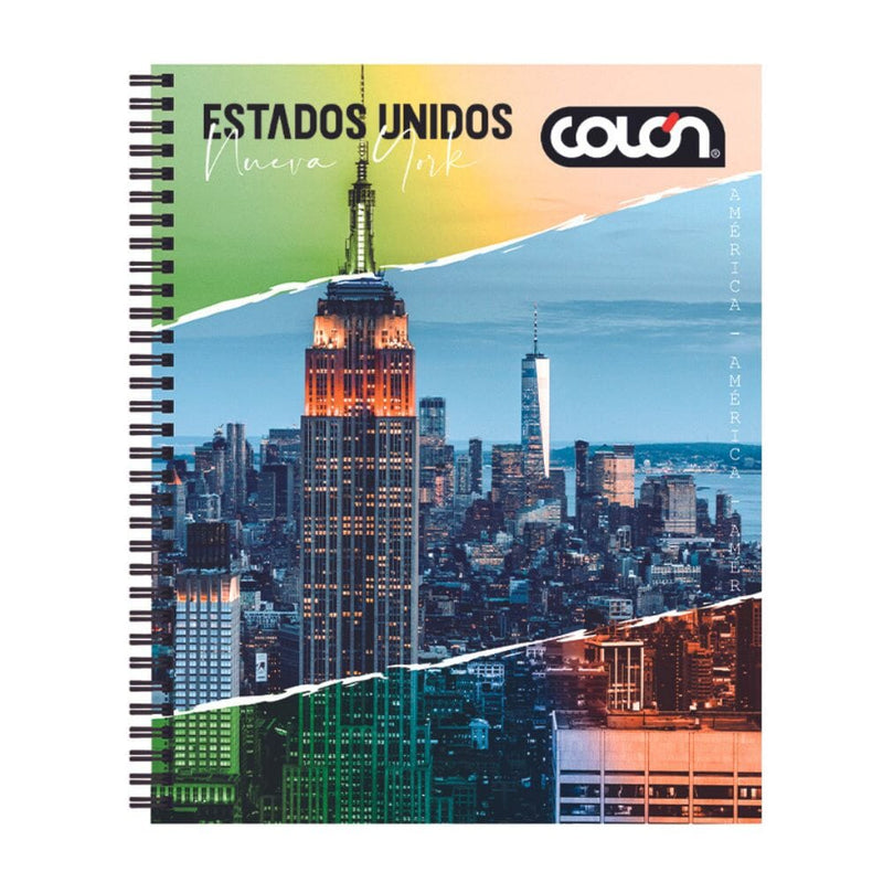 Cuaderno Universitario 7Mm 100 Hojas Paisaje OFICINA Y LIBRERIA COLON 