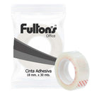 Cinta Adhesiva Transparente 18 Mm 30 mt OFICINA Y LIBRERIA FULTONS 