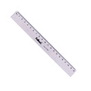 Regla Biselada Acrílica Humo En Bolsa 20 cm OFICINA Y LIBRERIA FULTONS 